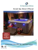 Preview for 1 page of Strong Spas Acrylic Spa Owner'S Manual