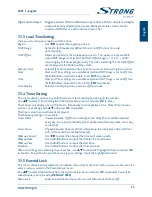 Preview for 16 page of Strong PRIMA V User Manual