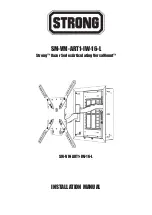 Strong Razor Articulating VersaMount SM-VM-ART1-IW-16-L Installation Manual preview