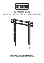 Preview for 1 page of Strong SM-RAZOR-F-M Installation Manual