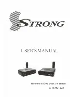 Strong SRT 122 User Manual preview