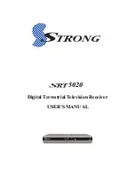 Strong SRT 5020 User Manual preview