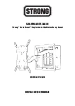 Preview for 1 page of Strong VersaMount SM-VM-ART1-IW-M Installation Manual