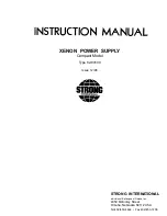 Strong xenon Instruction Manual preview