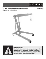 Strongarm 218 Operating Instructions preview