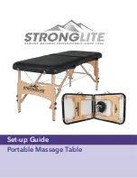 StrongLite Portable Massage Table Package Olympia Setup Manual preview