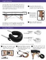 Preview for 3 page of StrongLite Portable Massage Table Package Olympia Setup Manual