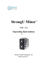 StrongU Miner STU-U6 Operating Instructions Manual preview