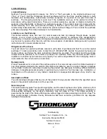 Preview for 23 page of Strongway 46270 Owner'S Manual