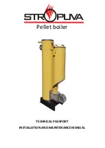 Stropuva Pellet boiler Series Technical Passport, Installation And Maintenance Manual preview