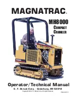 Struck MAGNATRAC MH8000 Operator'S Manual preview