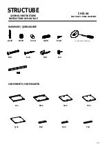 STRUCTUBE CHELSA END TABLE Assembly Instructions Manual предпросмотр