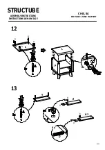 Preview for 9 page of STRUCTUBE CHELSA END TABLE Assembly Instructions Manual