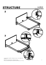 Preview for 2 page of STRUCTUBE CLARENCE Assembly Instructions