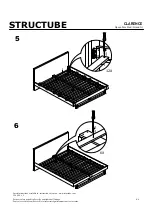 Preview for 4 page of STRUCTUBE CLARENCE Assembly Instructions