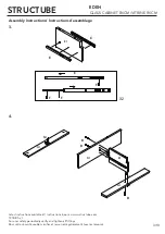 Предварительный просмотр 3 страницы STRUCTUBE EDEN GLASS CABINET Manual