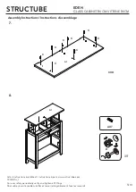 Предварительный просмотр 5 страницы STRUCTUBE EDEN GLASS CABINET Manual