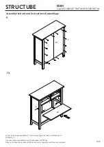 Предварительный просмотр 6 страницы STRUCTUBE EDEN GLASS CABINET Manual