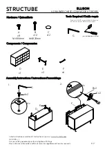 Предварительный просмотр 1 страницы STRUCTUBE ELLISON Quick Manual