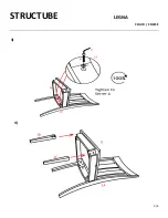 Предварительный просмотр 3 страницы STRUCTUBE LEGNA Assembly Instructions