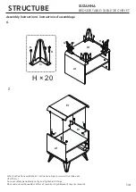 Preview for 5 page of STRUCTUBE SUZANNA Assembly Instructions Manual