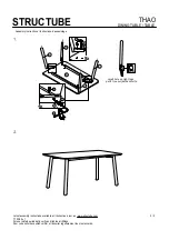 Preview for 2 page of STRUCTUBE THAO Manual