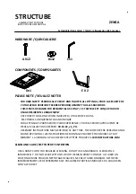 STRUCTUBE ZENGA Assembly Instructions предпросмотр