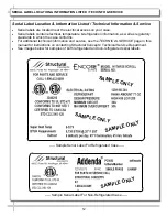 Preview for 12 page of Structural Concepts B3632D Installation & Operating Manual