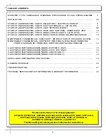 Preview for 2 page of Structural Concepts CDR4694 Installation & Operating Manual