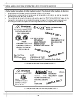 Preview for 39 page of Structural Concepts HARMONY HMO2653R Installation And Operating Manual