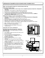 Предварительный просмотр 7 страницы Structural Concepts Oasis CDR4625 Installation And Operating Manual