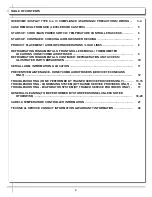 Preview for 2 page of Structural Concepts Oasis MOT4048RSS.5197 Installation & Operating Manual