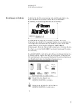 Preview for 95 page of Struers AbraPol-10 Instruction Manual