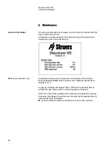 Preview for 58 page of Struers Discotom-60 Instruction Manual