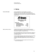 Preview for 125 page of Struers Discotom-60 Instruction Manual