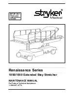 Preview for 1 page of Stryker Medical 1050 Maintenance Manual