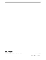 Preview for 16 page of Stryker Medical 2010 Operation Manual