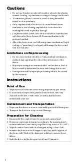 Preview for 8 page of Stryker 1188 Series User Manual