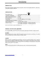 Preview for 4 page of Stryker 1550 Operation Manual