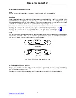 Preview for 10 page of Stryker 1550 Operation Manual