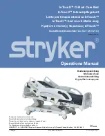 Preview for 1 page of Stryker 2131 Operation Manual