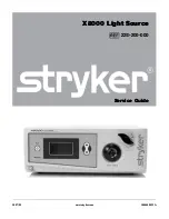 Preview for 2 page of Stryker 220-200-000 Service Manual