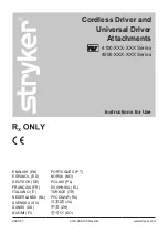 Preview for 1 page of Stryker 4100 Series Instructions For Use Manual