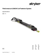 Preview for 1 page of Stryker 6392 Operation Manual