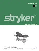 Stryker 747 Operation Manual preview