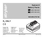 Preview for 1 page of Stryker 8212-000-000 Instructions For Use Manual