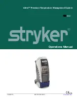 Preview for 5 page of Stryker Altrix 8001 Operation Manual