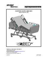 Stryker BERTEC GOBED PLUS FL20E Operation Manual preview