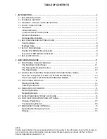 Preview for 3 page of Stryker BERTEC SUNFLOWER FL18E1 Operation Manual