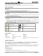 Stryker Care-Free Companion CF300 Functional Check Instructions предпросмотр